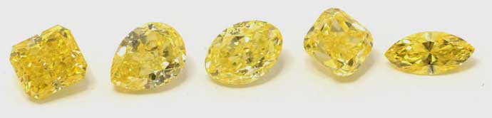 Diamante canary yellow