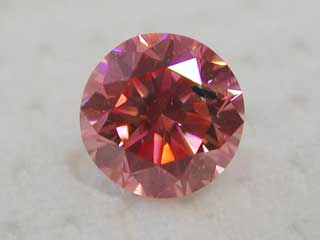 Diamante rosa rosso arancio